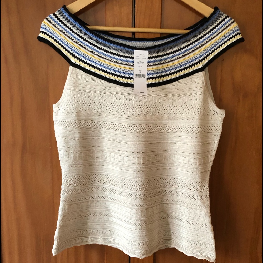 NWT White House Black Market Off Shoulder Sweater